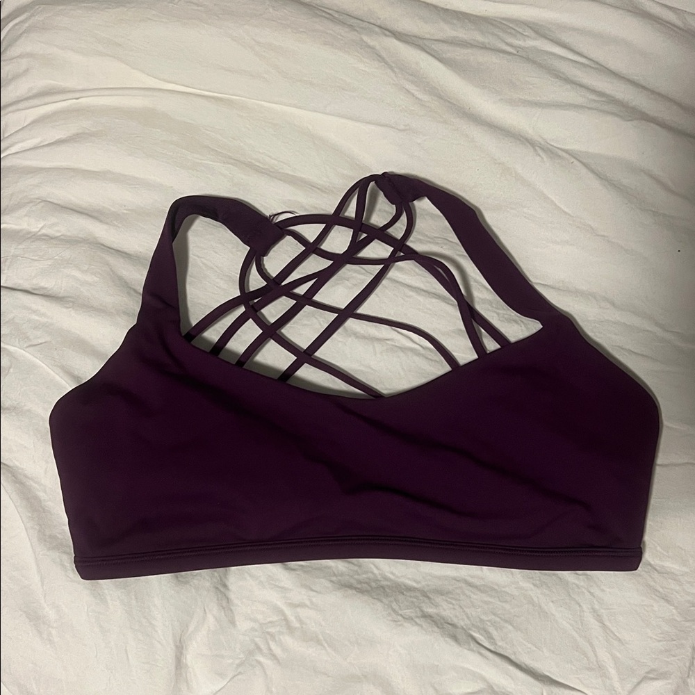 Lululemon Free to Be Bra in Dramatic Magenta